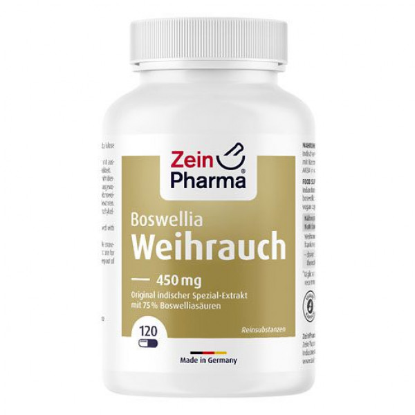 Экстракт индийского ладана WEIHRAUCH KAPSELN 120 шт Zein Pharma Экстракт индийского ладана WEIHRAUCH KAPSELN 120 шт Zein Pharma
